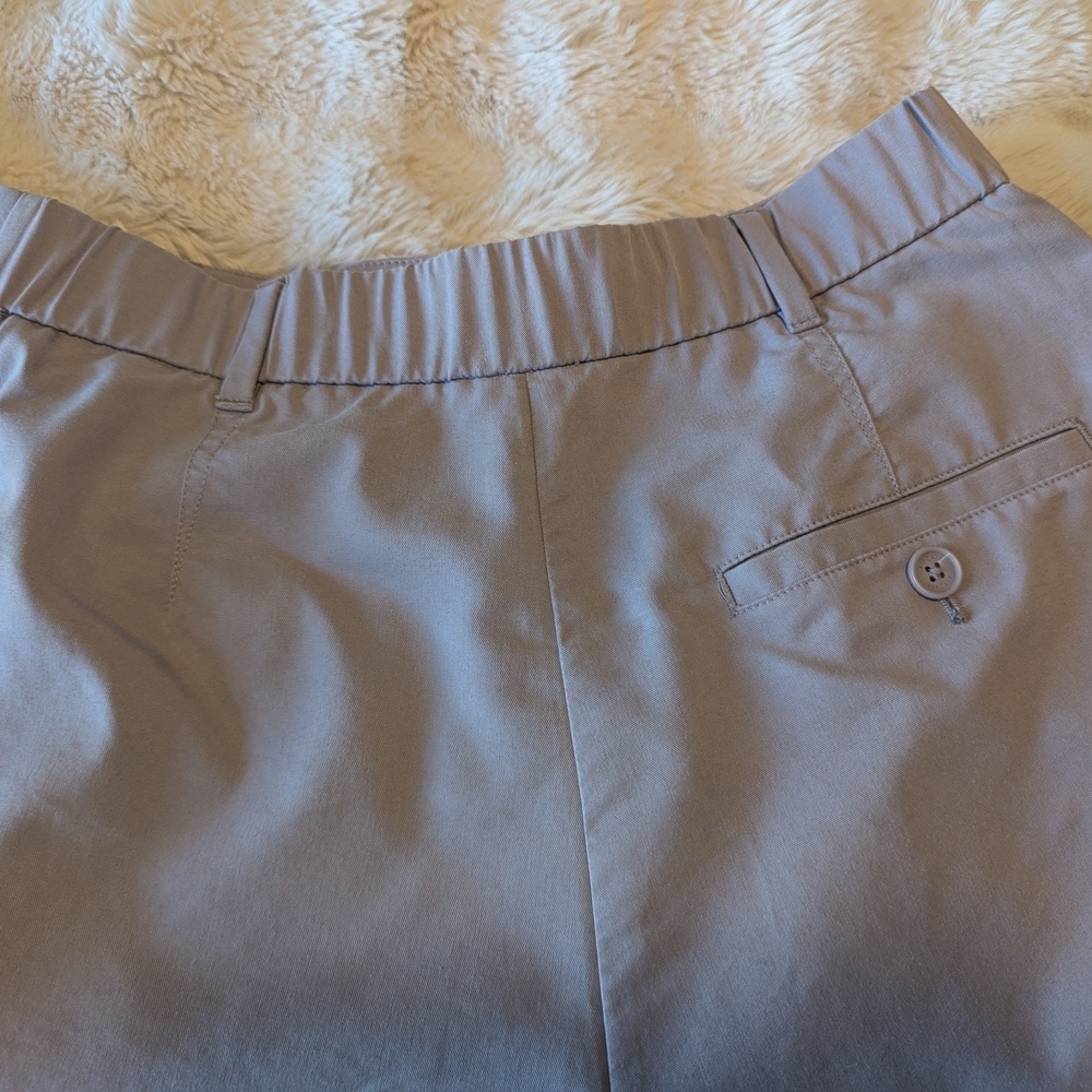 Kit and Ace Lavender Gray High-Waist Bermuda Shorts - Picture 5 of 8